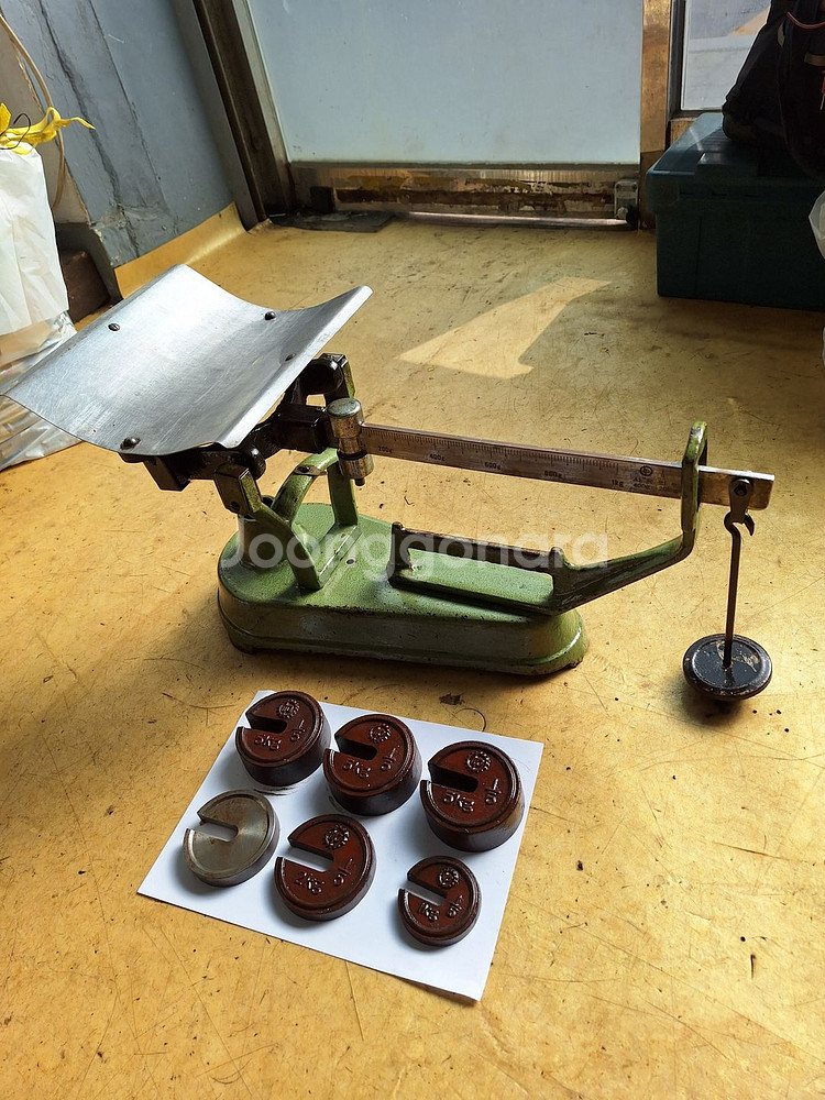 옛날저울 부등비 접시저울)--1