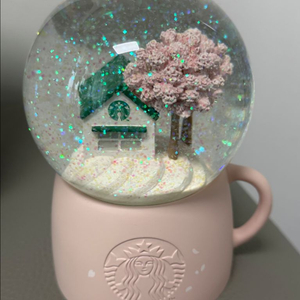 스타벅스 벚꽃 스노우볼