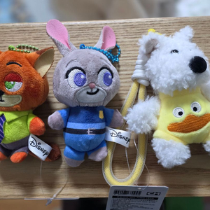 주토피아 인형 키링