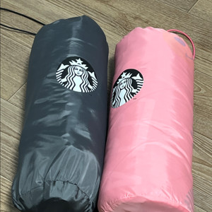 스타벅스 패딩 담요