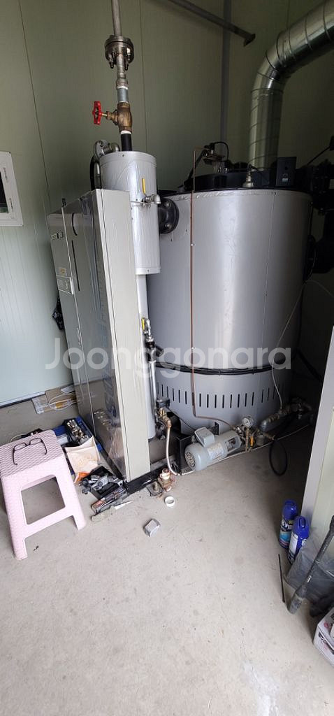 스팀보일러 500kg/h 기름용--1