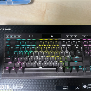 커세어 k70 rgb tkl 은축