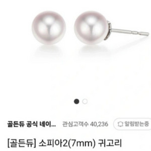 골든듀 소피아 진주귀걸이