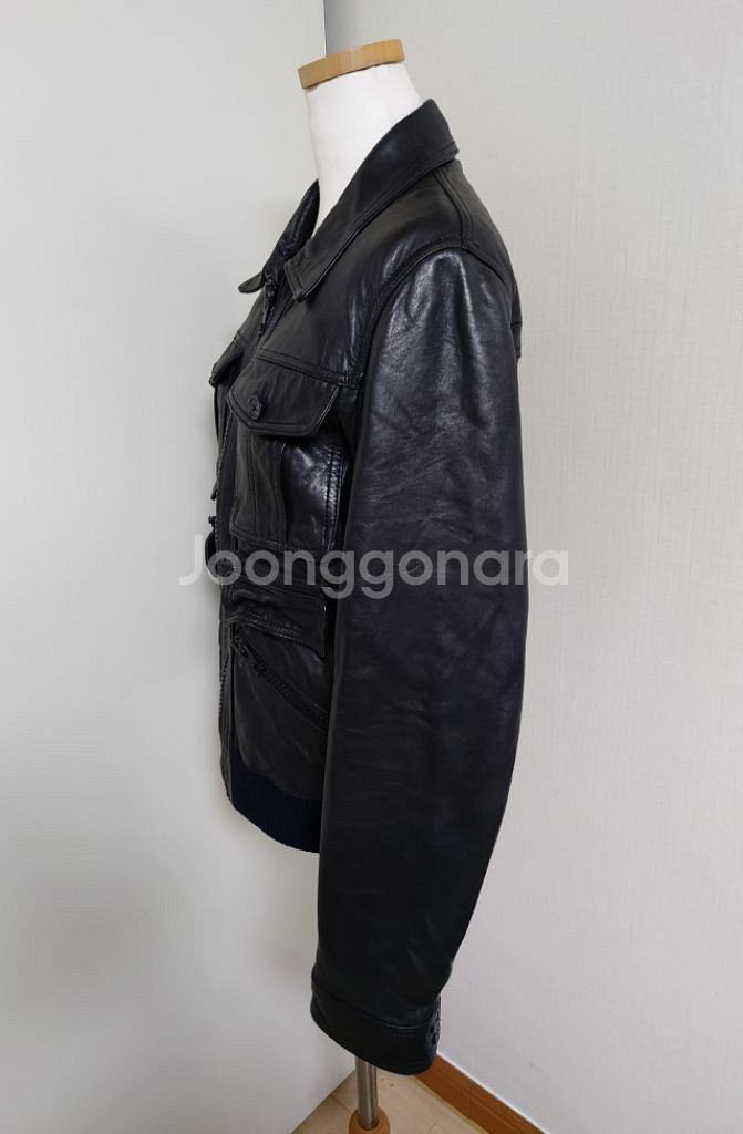 도쿄 스나이퍼 포켓 디테일 양가죽 라이더 자켓(S)--1