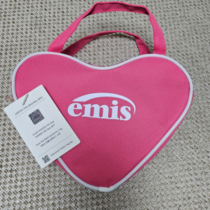 [새상품] emis 이미스 미니 핑크 하트백