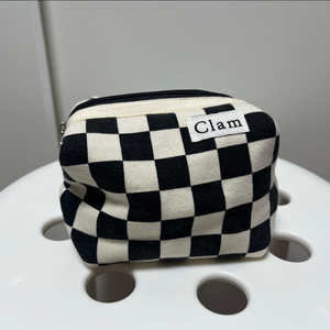 Clam 체커보드 파우치