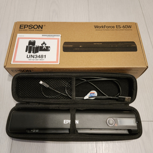 휴대용스캐너 엡손 ES-60W 파우치 포함