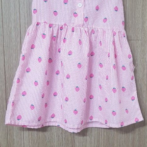 유아동 2-3세 분홍색 땡땡이 원피스