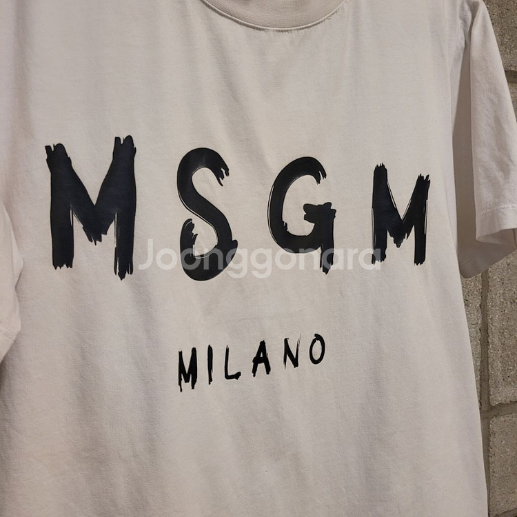MSGM 엠에스지엠 프린팅 반팔 M--3