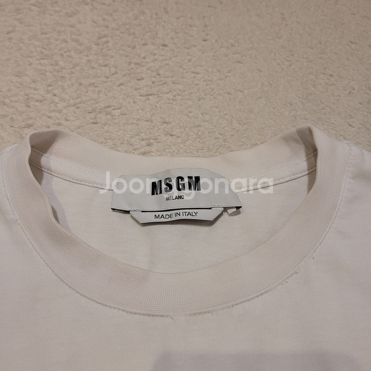 MSGM 엠에스지엠 프린팅 반팔 M--4