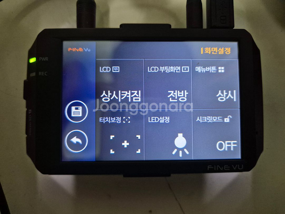 파인뷰 옥타곤 2채널 64GB 블랙박스 판매합니다--4