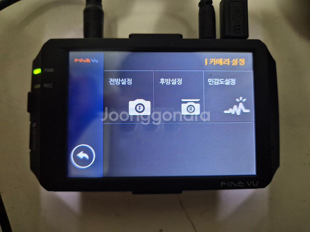 파인뷰 옥타곤 2채널 64GB 블랙박스 판매합니다--3