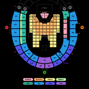 블랙핑크 2025 고양 7/6 (일) W5구역 2연석