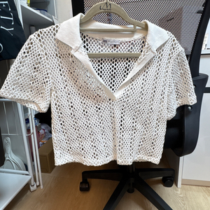 [자라] 크롭 니트 탑