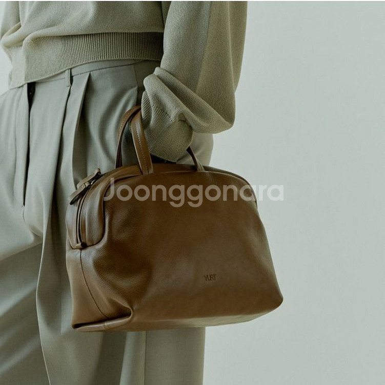 YURT gooreung bag 유르트 구릉백 브라운--0