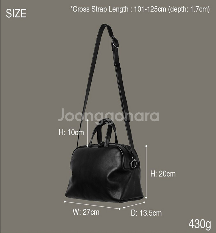 YURT gooreung bag 유르트 구릉백 브라운--2