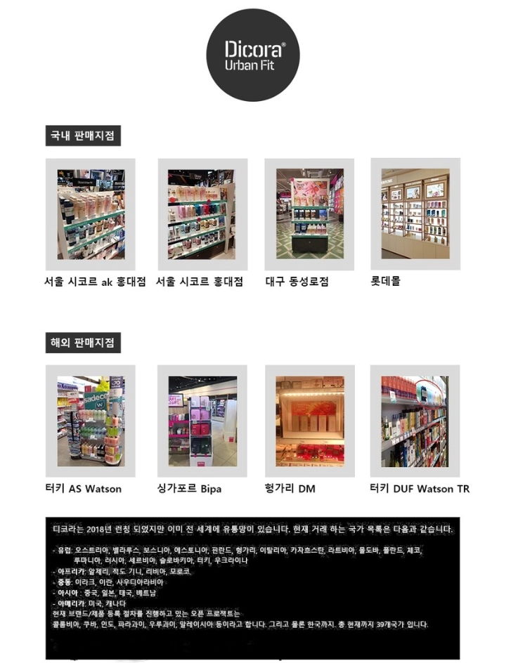 디코라 어반핏 런던 100ml / 남자향수.정품 이미지