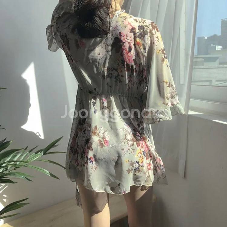 에이블리 민트 비키니 원피스 수영복--1