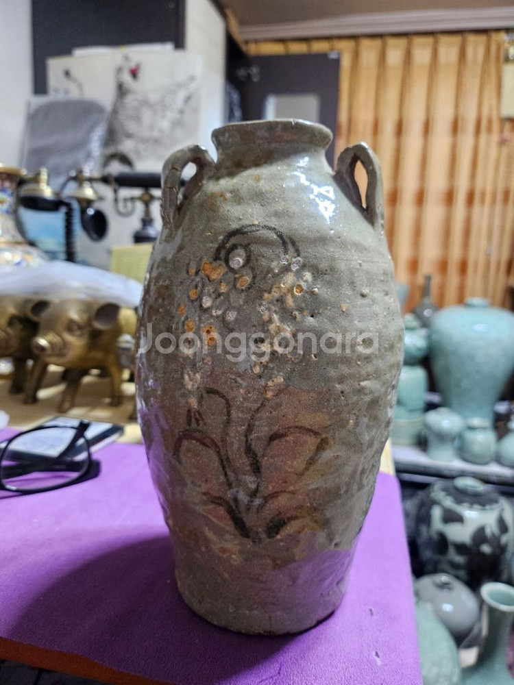 고도자기출토(청자삼귀면22cm)--0