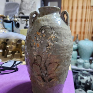 고도자기출토(청자삼귀면22cm)