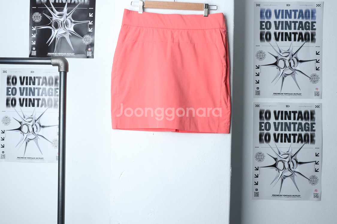 W(L-XL) 제이린드버그 스커트 치마 골프 오렌지--2