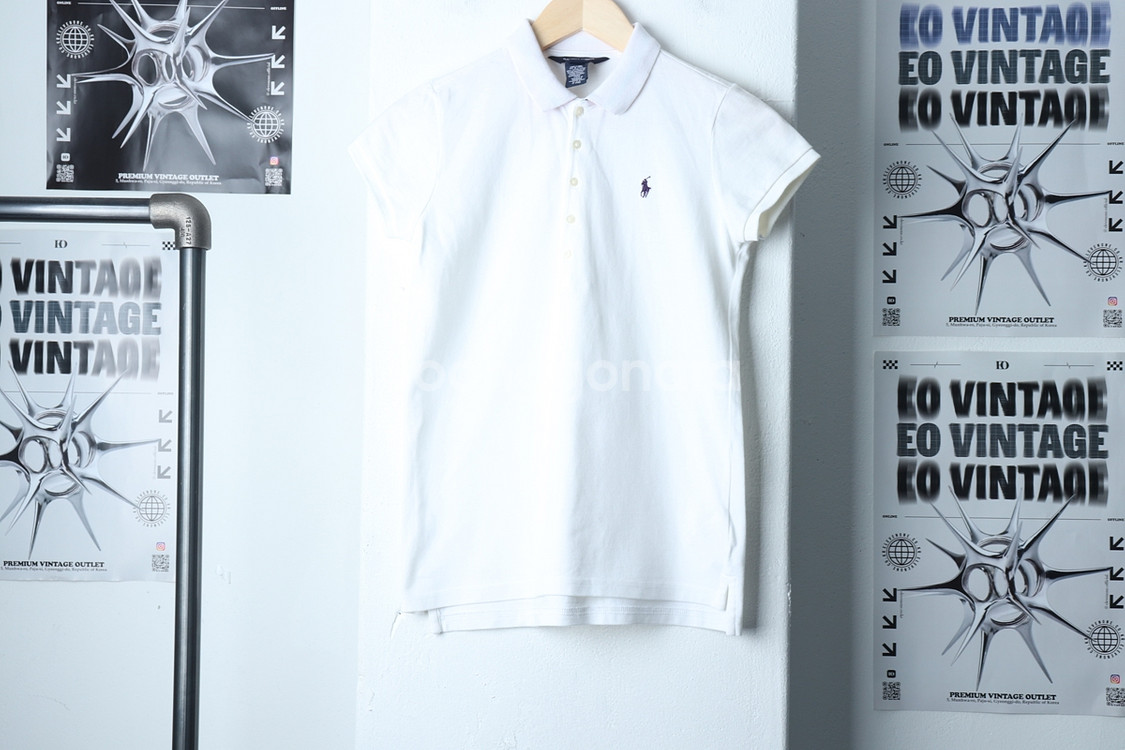W(XL) 폴로 랄프로렌 반팔 카라 티셔츠 주니어--1