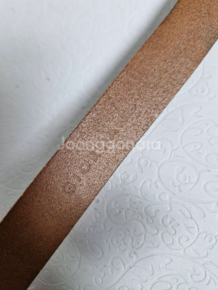 GIORDANO 통가죽벨트 정품--3