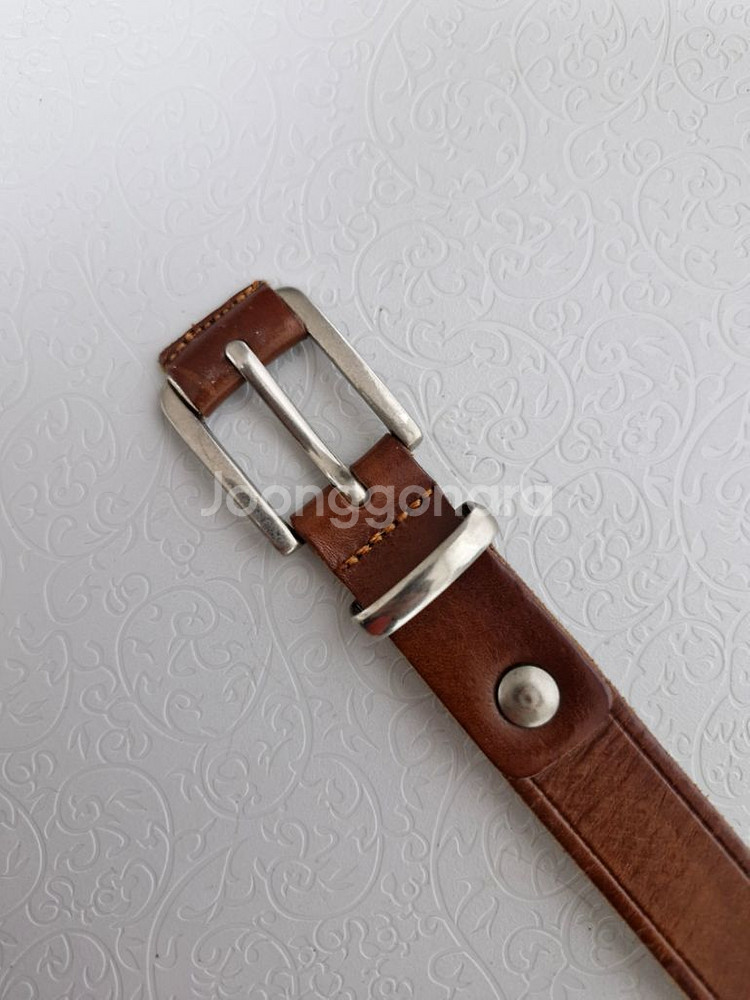 GIORDANO 통가죽벨트 정품--1