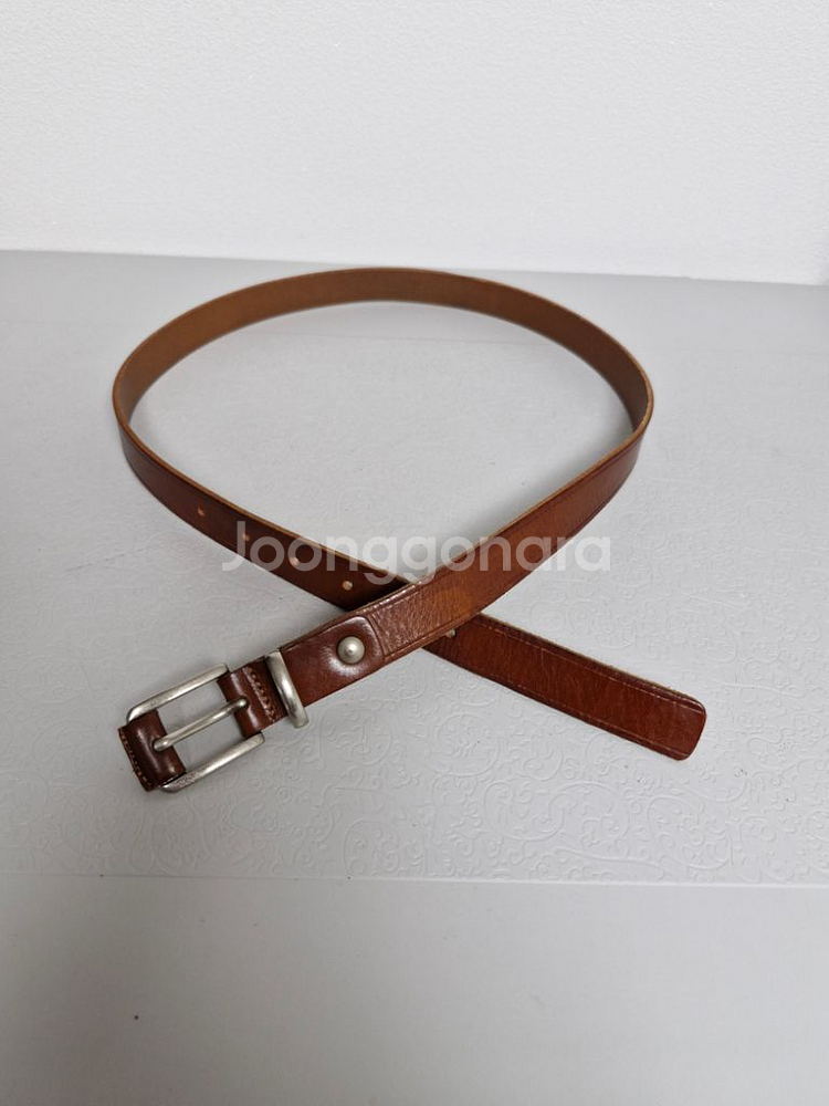 GIORDANO 통가죽벨트 정품--5