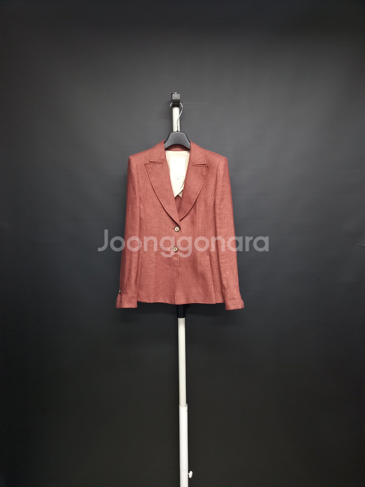 새 제시뉴욕 알렉시스N 린넨 자켓 브라운 55.44--0