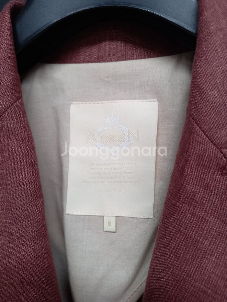 새 제시뉴욕 알렉시스N 린넨 자켓 브라운 55.44--8