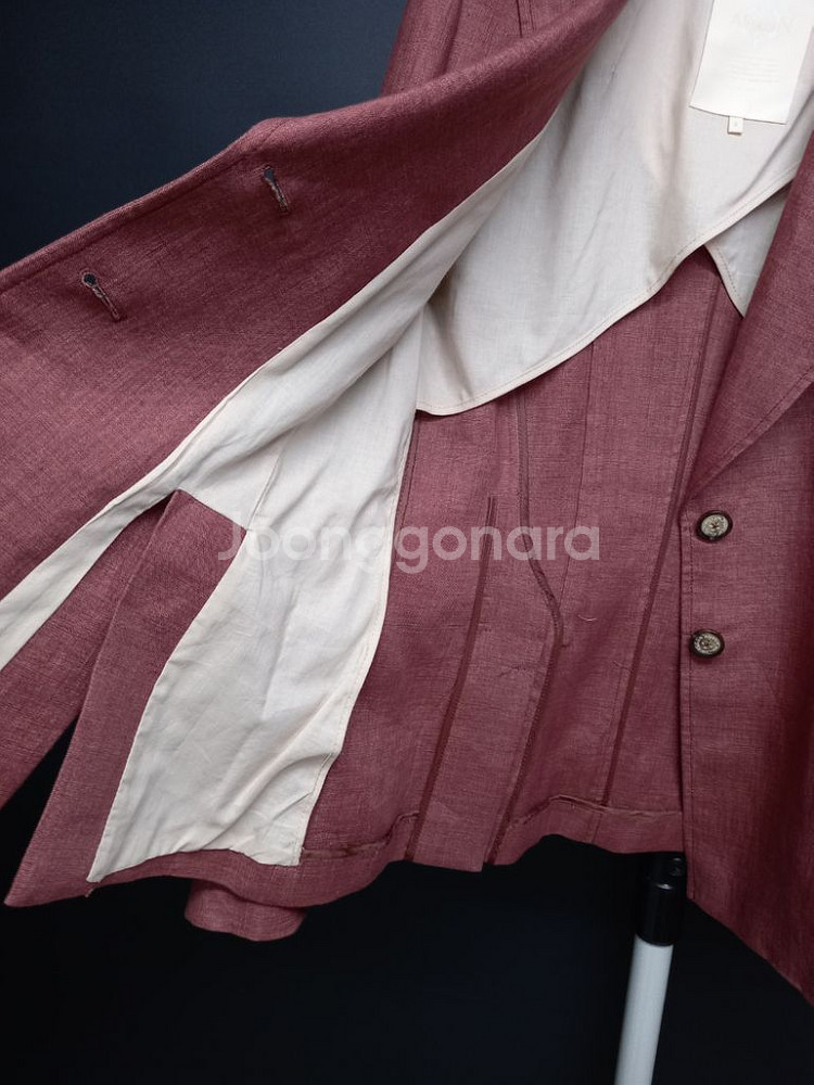 새 제시뉴욕 알렉시스N 린넨 자켓 브라운 55.44--6