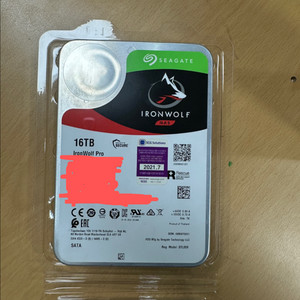 Seagate IRONWOLF 16TB(NAS용 하드)