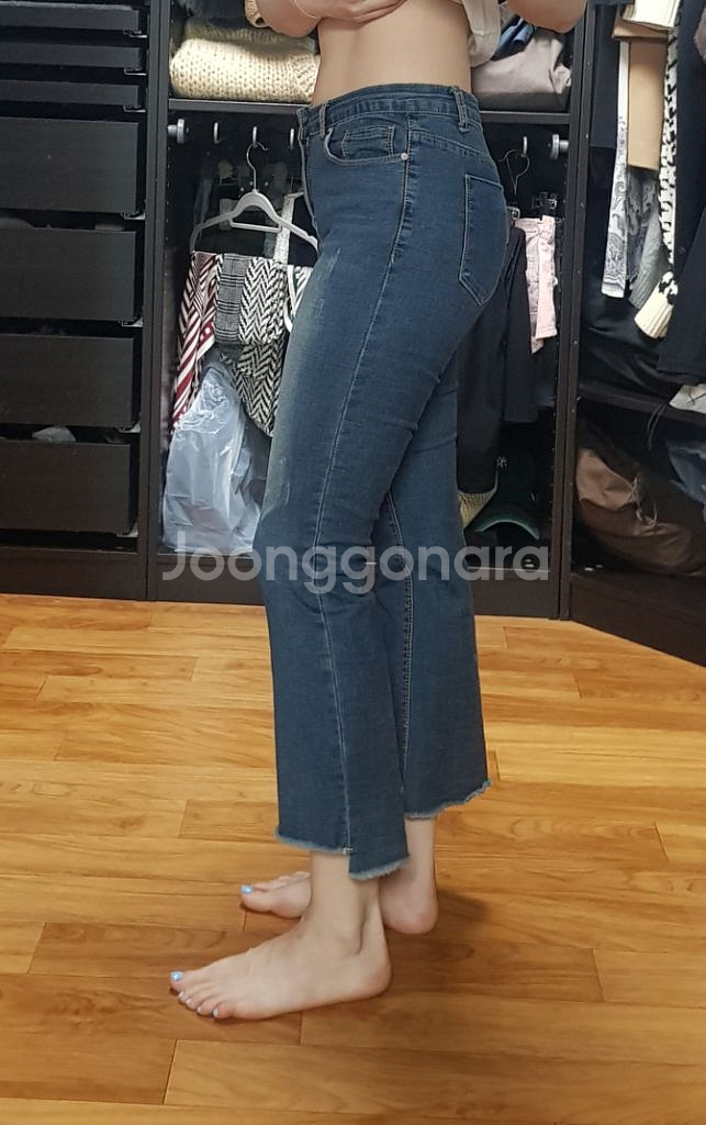 얇은 스판 청바지--2