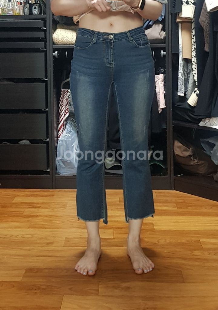 얇은 스판 청바지--1