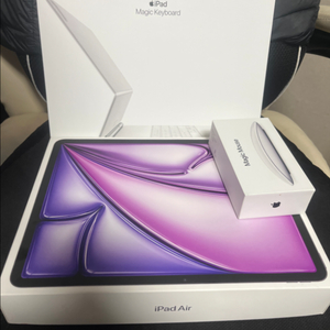 애플패드 에어13 퍼플 256GB 쌔삥 급처