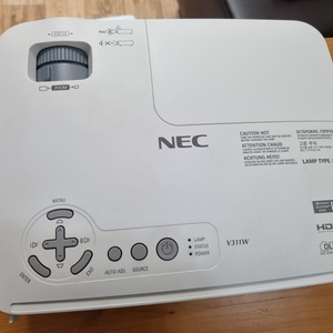 NEC V311W/WXGA/3100안시 새램프교체
