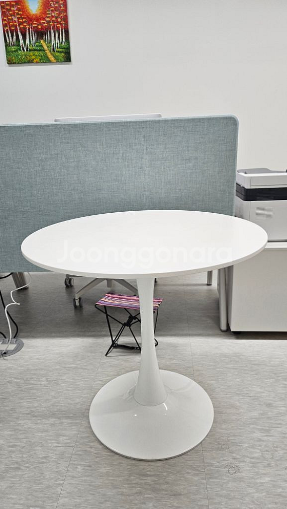 원형테이블 지름80--0