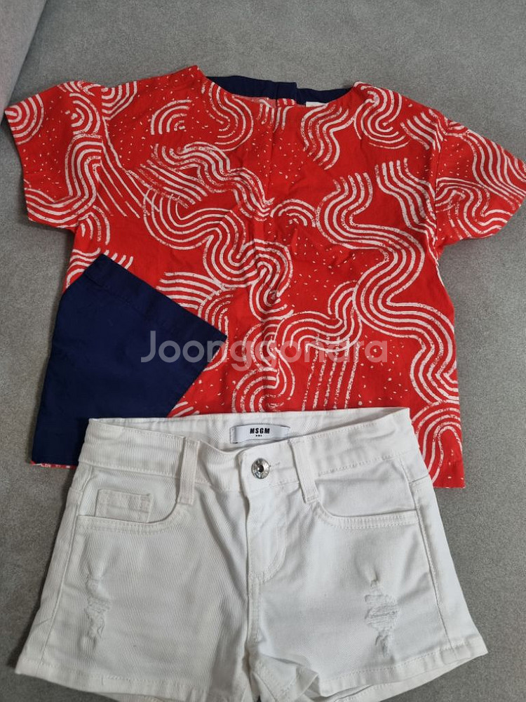 여아 4t 세트. MSGM + COS--0