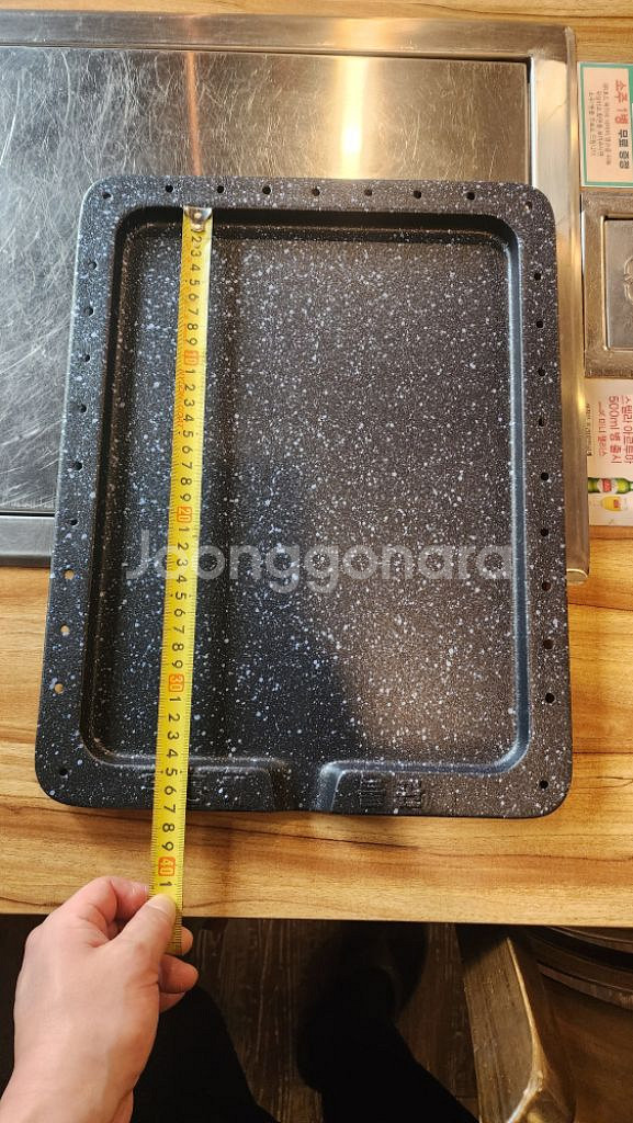 미사용 마블 코팅 새불판--3