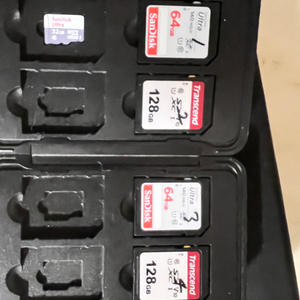 샌디스크, 트랜센드 sd카드 64gb,128gb