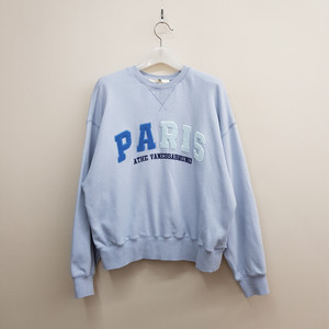 아떼 23FW PARIS 앰보 오버핏 맨투맨 S사이즈