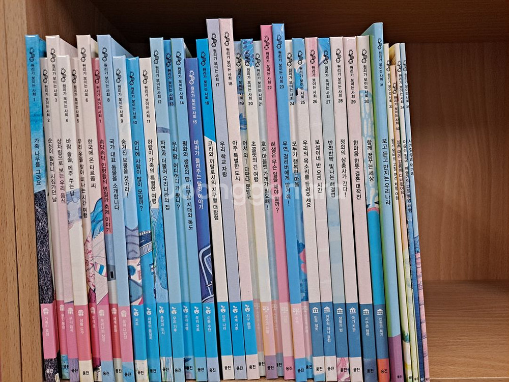 웅진북클럽 원리가보이는 사회--0
