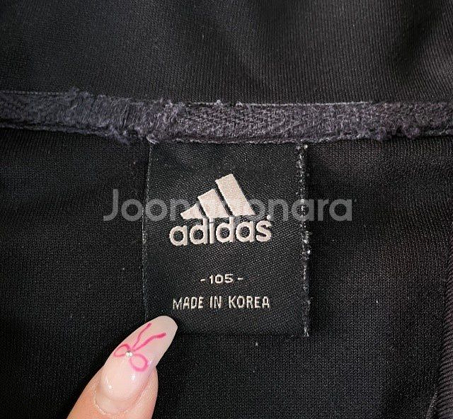아디다스 블랙 금장 트랙탑 져지집업 105/XL--3