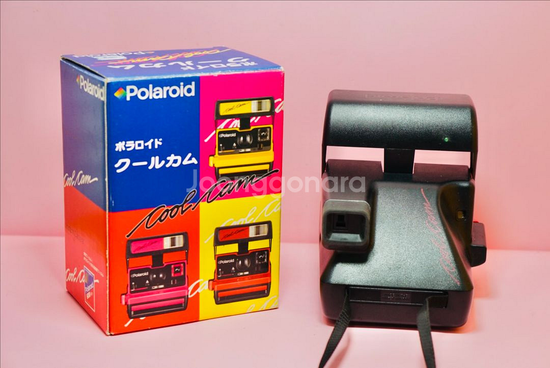 폴라로이드 즉석필름 카메라 쿨캠 레드블랙버전 (테스트완--2