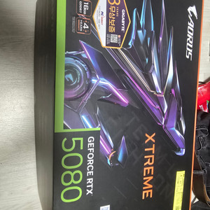 기가바이트 5080 워터포스 개봉품