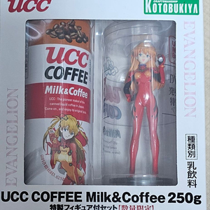 에반게리온 UCC 캔커피 콜라보 아스카 피규어