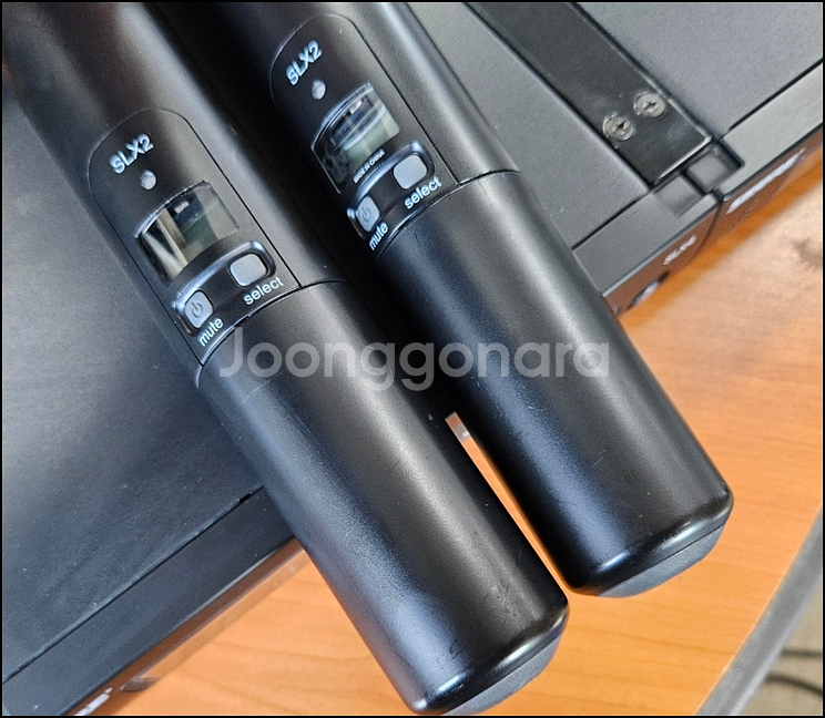 슈어 SLX24 SM58 중고 무선마이크 2세트--2