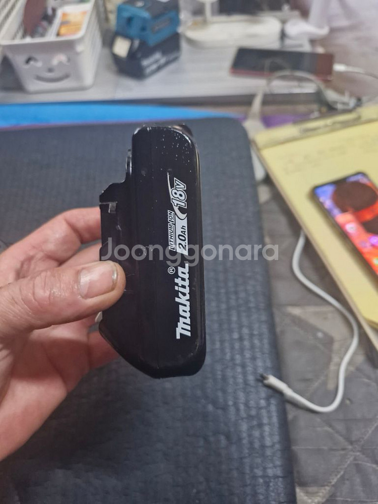 [정품]마끼다배터리 18V2.0AH 깔끔한중고.BL18--8