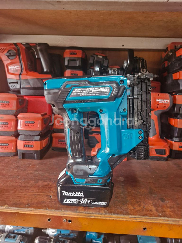 마끼다충전타카 DPT353 실타카 일자타카 배터리까지--6